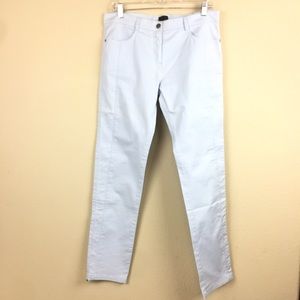 Fendi Light Blue Ankle Zip Pants size 28